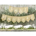Kép 2/3 - Esküvői banner Just Marrried  23x185cm