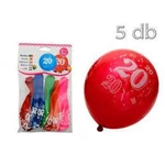 Kép 2/2 - Lufi latex 5db 30 cm vegyes 20-as