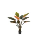 Kép 1/2 - Philodendron, selyem, zöld/burgundi 120 cm