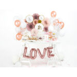Kép 2/3 - Rosegold Love lufi 140x35cm
