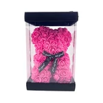Kép 2/2 - Rózsamaci pink 24cm díszdobozban