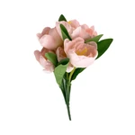 Kép 2/2 - Selyem tulipán csokor 7ágú 36cm, választható