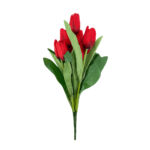 Kép 2/2 - Selyem tulipán csokor 9 ágú, választható