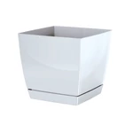 Kép 1/2 - Virágcserép 135x135x124 mm Fehér COUBI Prosperplast
