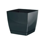 Kép 1/2 - Virágcserép 135x135x124 mm Grafit COUBI Prosperplast