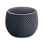 Kép 1/2 - Virágcserép 180 mm Antracit SPLOFY BOWL BASIC Prosperplast