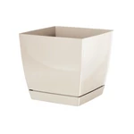 Kép 1/2 - Virágcserép 180x180x165 mm Krém COUBI Prosperplast