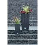 Kép 2/2 - Virágcserép 200 mm Antracit Rato square Prosperplast