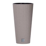 Kép 1/2 - Virágcserép 200 mm Mokka Rato Tubus Prosperplast