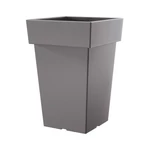 Kép 1/2 - Virágcserép 234 mm Kőszürke Lofly Square Prosperplast