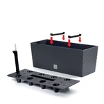 Kép 3/4 - Virágcserép 600 mm Antracit Rato case Prosperplast