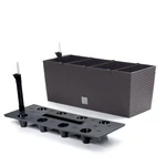Kép 2/4 - Virágcserép 800 mm Sötét barna Rato case Prosperplast