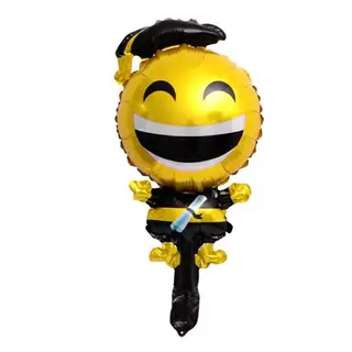 Lufi ballagó smiley méhecskés 25x42cm