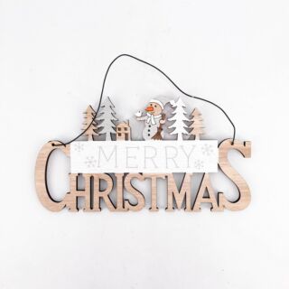 "Merry christmas" dekor fa 20cm