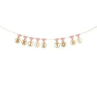 Banner "Bride to be" 2,5cm mix