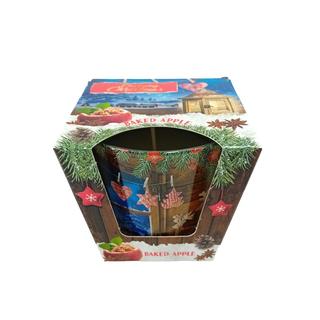 Bartek dekorált Baked Apple illatos paraffin pohár 115 g