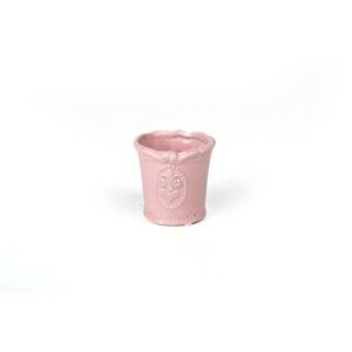 Bourbon kerámia kaspó rózsaszín 8x7,5cm