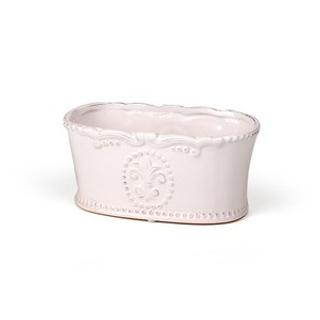 Bourbon kerámia tál ovális fehér  18,5x10,5x8,5cm