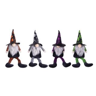 Dekor halloween orrszakáll lógólábú csíkos 4 féle 39cm