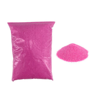 Dekorhomok - sötét rózsaszín1 kg zacskóban