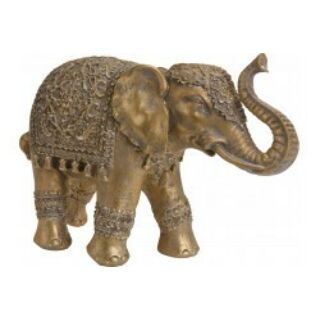Elefánt szobor pl. arany (165*70*140mm)