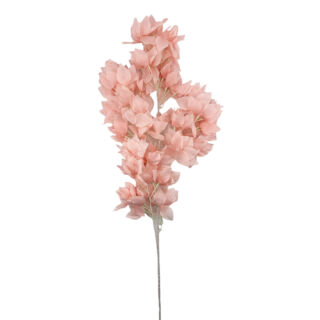 Élethű selyemvirág leveles ág 90cm rózsaszín