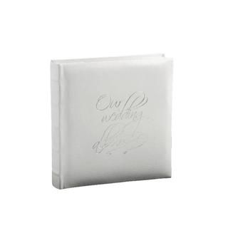 Fényképalbum bőrhatású esküvői  200db 15x10cm-es képhez