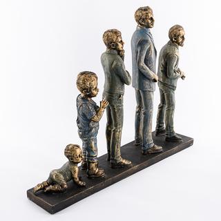 Figura család 41x10x33cm