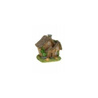 Mini házikó figura 5,3x5,4x8 cm barna - mini