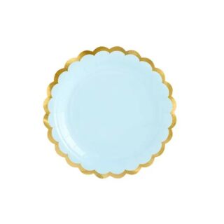 Kék  tányér 6db/cs  18cm