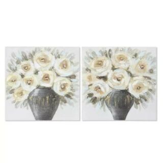Kép vászon 50x50cm  virág vázában