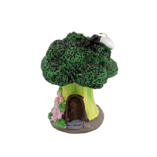Kerámia mini brokkoli házikó lombos 6x7cm