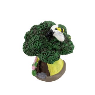 Kerámia mini brokkoli házikó lombos 6x7cm