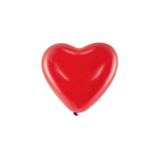 Lufi latex piros  nagy szív 60 cm