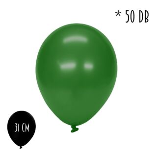 Lufi metál sötétzöld 50db/cs 31cm