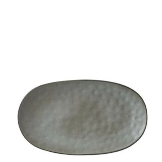 MICA  kínáló  tányér 31x18x3cm szürke
