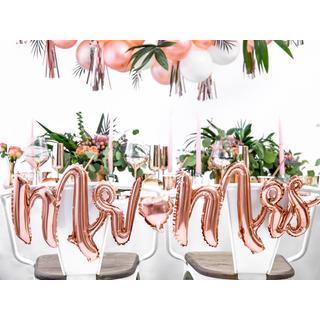 Mr&Mrs héliumos lufi rosegold 69x125cm