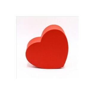 Papírdoboz szív piros  22x20x9,5cm