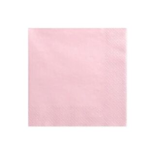 Rózsaszín szalvéta 33x33cm  20db/cs