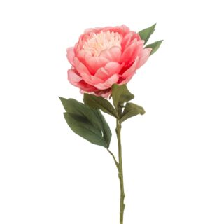 Selyem Peonia  szálas rózsaszín 66 cm