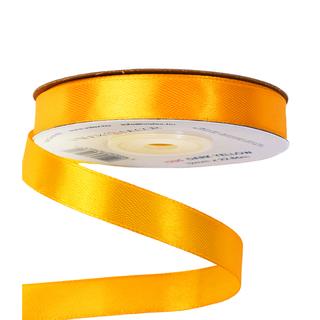 Szatén szalag 12mm x 22.86m - Sötét citromsárga
