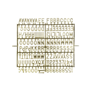 Szív alakú tábla betűkkel+számokkal 31x29cm