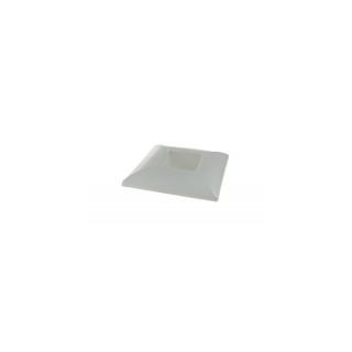 Tál plasztik ezüst 17/7x17/7x 5,5cm Cordoba