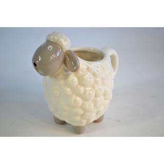 Tejkiöntő kerámia 14,8x7x13,7cm  Bárányka 310ml