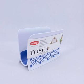 Tosca asztali szalvéta tartó 15x8x11cm kék