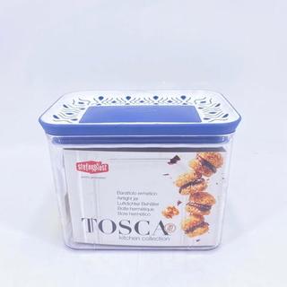 Tosca légmentes szögletes ételtároló doboz 1,2L kék