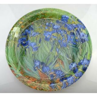 Üveg tányér kerek 37,5x3cm "Van Gogh I."