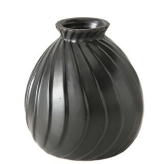 Váza Zalina 11cm - matt fekete