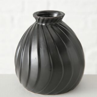 Váza Zalina 11cm - matt fekete