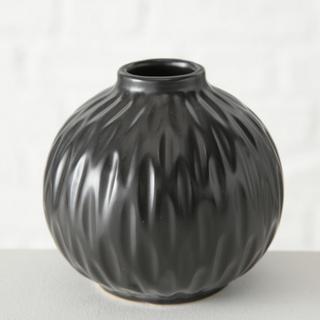 Váza Zalina 9cm  - matt fekete